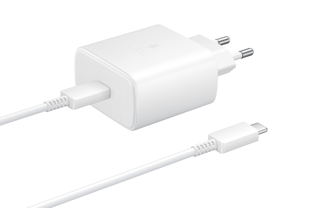 Samsung Fast Charging Travel Adapter (45W) EP-TA845XWEGWW (White) แท้ประกันศูนย์