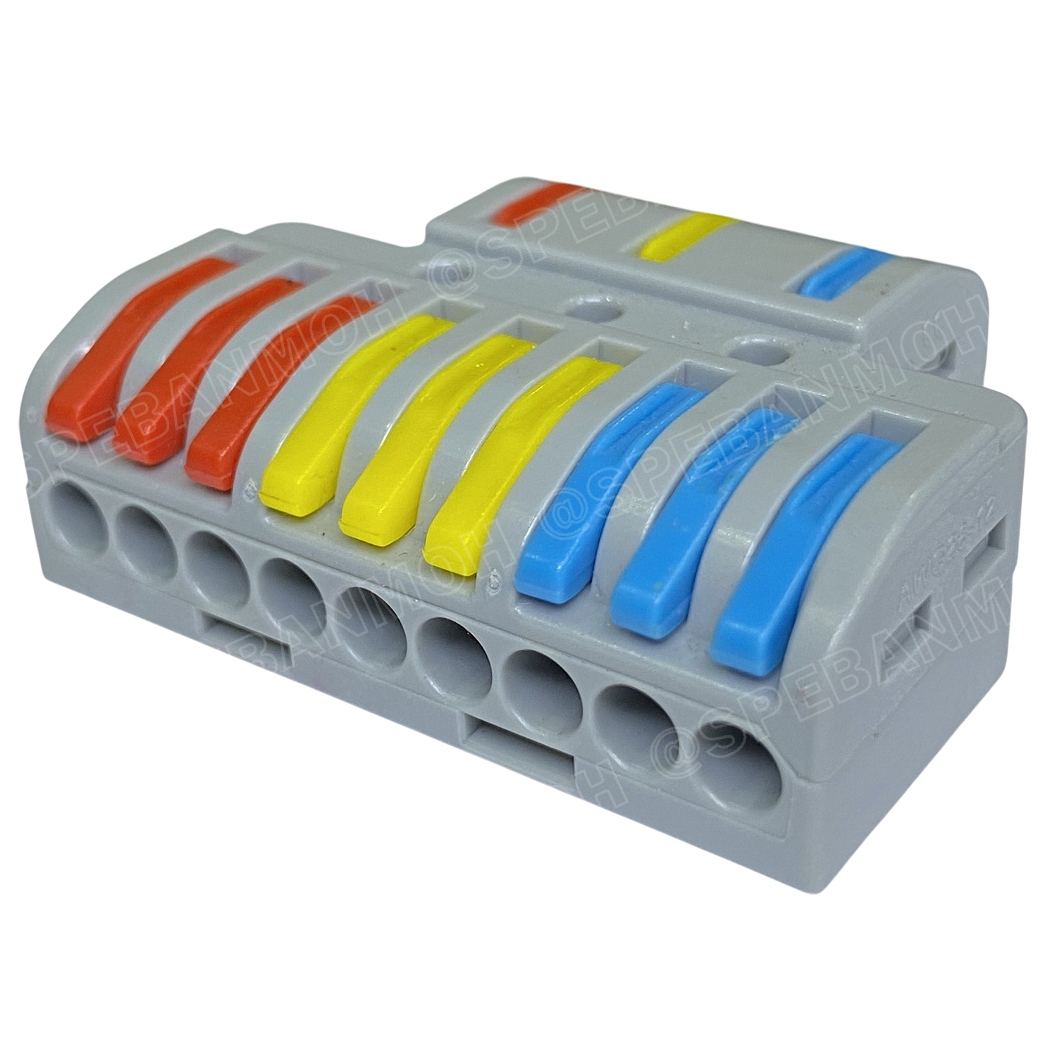 [ 1 ชิ้น ] LT-933 ตัวแยกสาย 3 ช่อง 3ชุด เข้า 3 ออก 9 32A 450V เทอร์มินอลต่อสายไฟ Terminal LT Series ตัวแยกสายแบบถอดได้ Wire connector terminal ขั้วต่อสายไฟ เทอร์มินอลเชื่อมต่อสายไฟ LT ตัวแยกสายแบบหนีบ Cable splitter เต๋าต่อสายไฟ