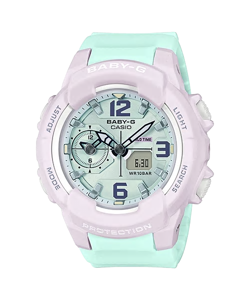CASIO BABY-G รุ่น BGA-230PC-6BDR สีม่วง ฟ้า สินค้าใหม่ ของแท้ รับประกันศูนย์ CMG