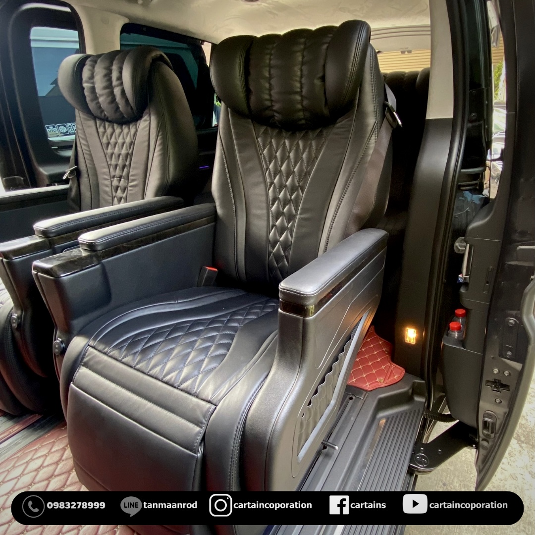 Hyundai staria เบาะvip ระบบไฟฟ้า เบาะแถวท้าย ปรับแยกได้ 40:60