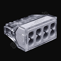 [ 5ชิ้น ] PCT-108 ตัวรวมปลายสาย 8ช่อง ใช้ครั้งเดียว 24A 400V เก็บสายไฟ ข้อต่อสายไฟ ตัวต่อสายไฟ เก็บปลายสายไฟ รวมสายไฟ ขั้วต่อสายไฟ เต๋าต่อสายไฟ Quick Connector Terminal Block สำหรับสายขนาด 0.75-2.5 mm2