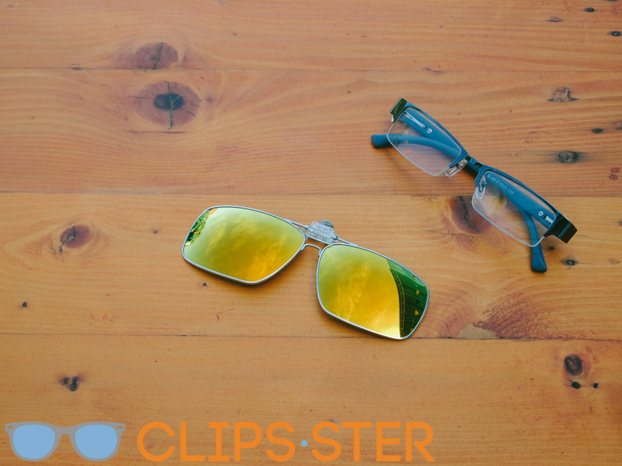 คลิปออนกันแดด Clipsster รุ่น Trapster เลนส์ส้มปรอท