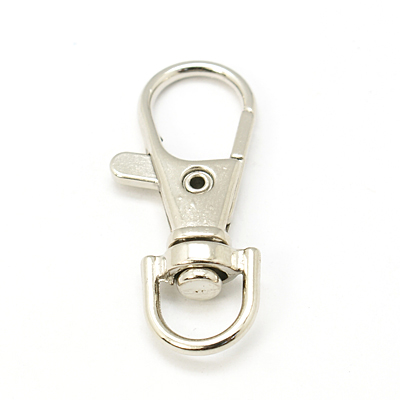 ห่วงกุญแจ คอหมาจิ๋ว ก้ามปู คอหมาเกี่ยว เดือยหมุน ข้อเหวี่ยง Swivel Lobstor Clasp ขนาด 37x14x6 มม. แพ็ค 7 อัน