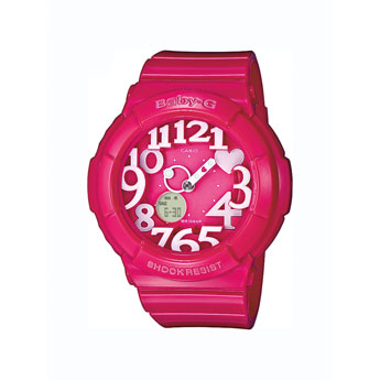 CASIO BABY-G รุ่น BGA-130-4BDR สีชมพู สินค้าของเเท้ รับประกันศูนย์ CMG