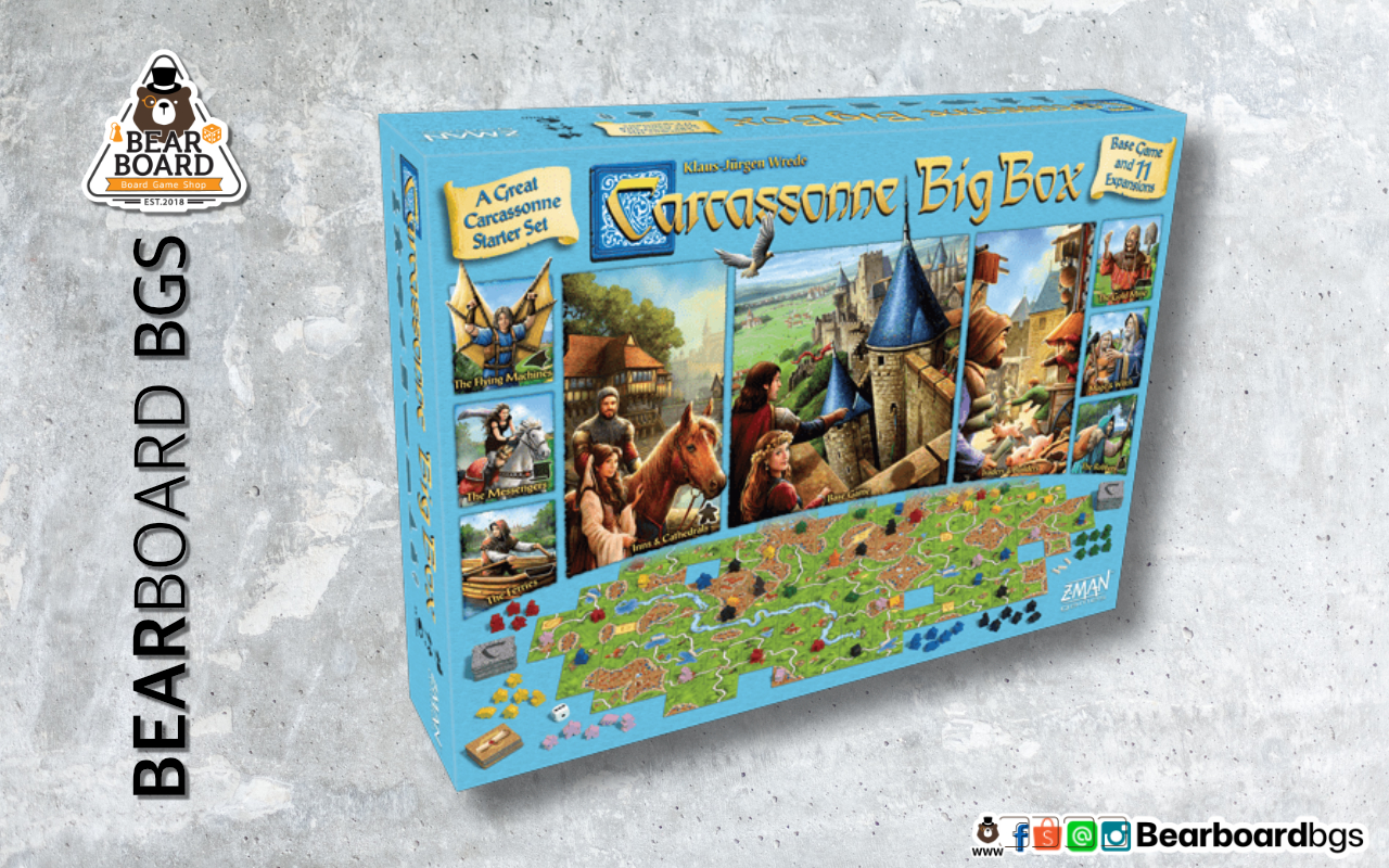 Carcassonne Big Box 6 (2017) บอร์ดเกมของแท้ (W)