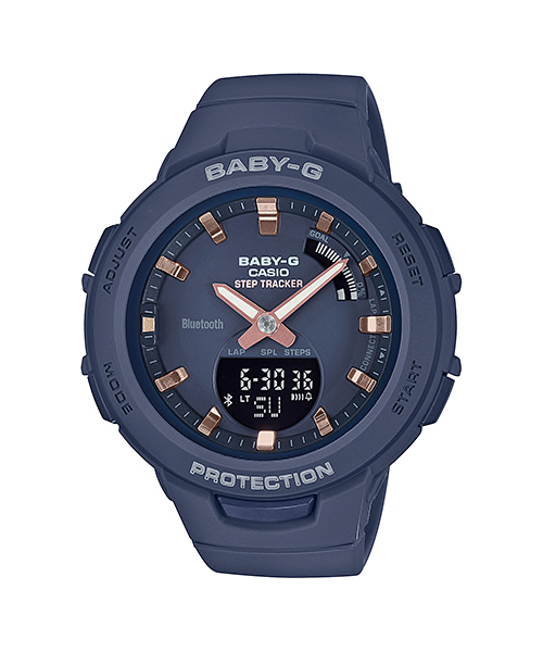 CASIO BABY-G รุ่น BSA-B100-2ADR สีกรมท่า สินค้าใหม่ ของแท้ รับประกันศูนย์ CMG