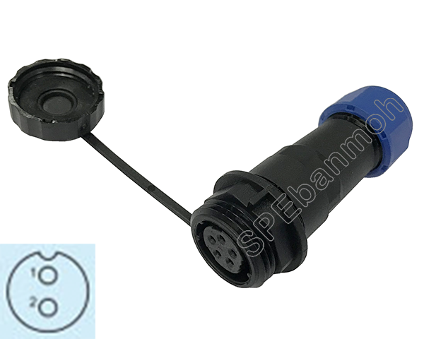 SP16-FW-02 Connector ผู้ เมีย ต่อสาย ติดแท่น ขั้วต่อผู้เมียกันน้ำ Waterproof Connector Aviation Plug IP68 ขั้วต่อไฟกันน้ำ Male and Female Connector Water Proof ปลั๊กกันน้ำ คอนเนคเตอร์กันน้ำ ขั้วต่อกันน้ำ ขั้วต่อสายไฟกันน้ำ ปลั๊กผู้เมียกันน้ำ
