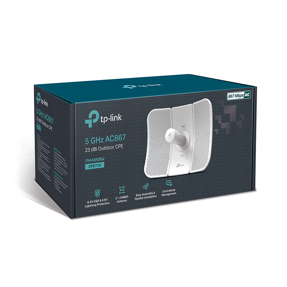 TP-LINK CPE710 อุปกรณ์กระจายสัญญาณ Wi-Fi ภายนอก รับประกันศูนย์ 3 ปี