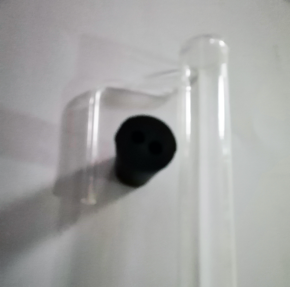 ชุดหลอดแก้วจุกยางพร้อมหลอดนำก๊าช