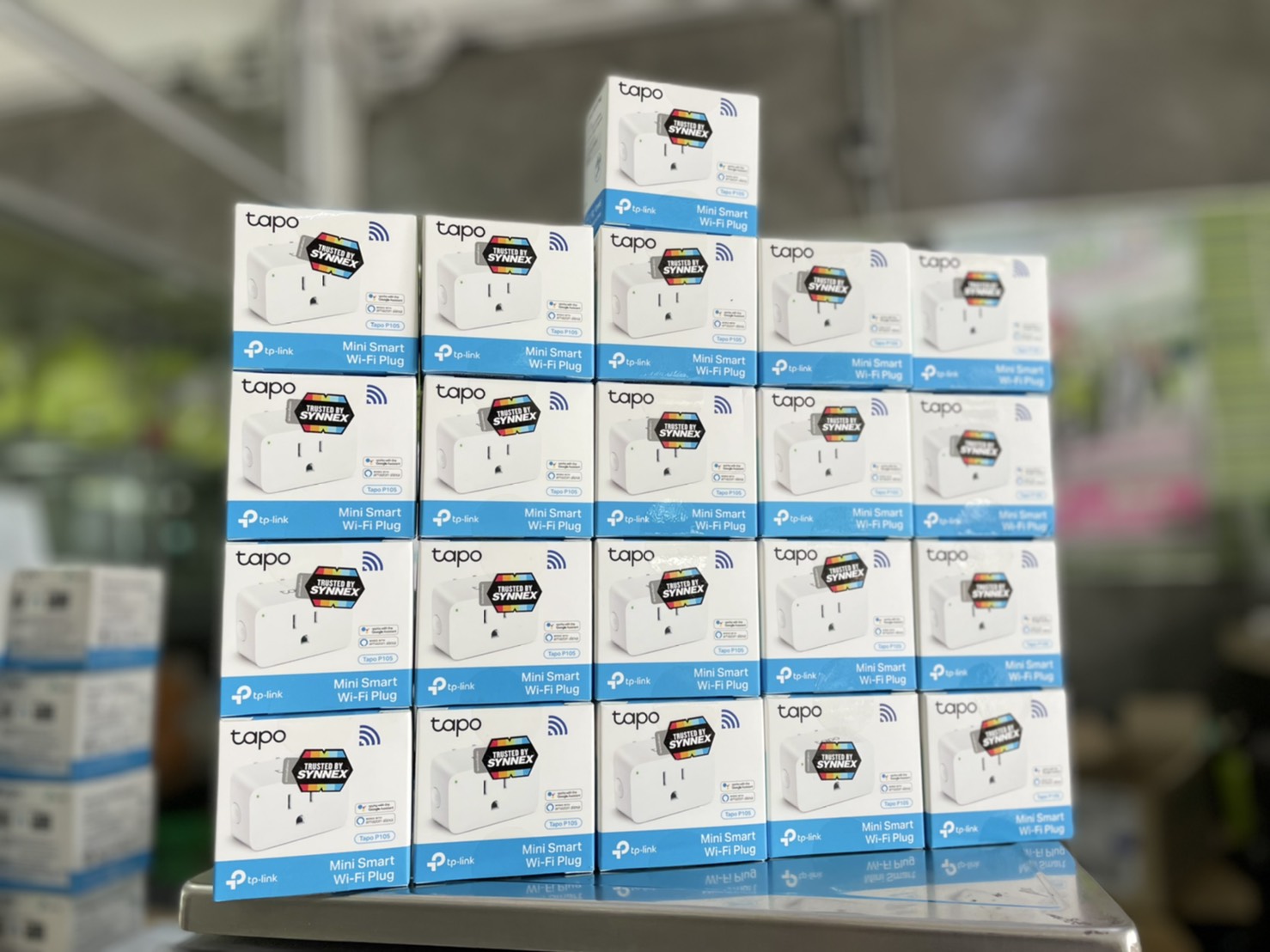 TP LINK Tapo P105 Mini Smart Wi-Fi Plug (สั่งการด้วยเสียงได้) รับประกันศูนย์ไทย 1 ปี