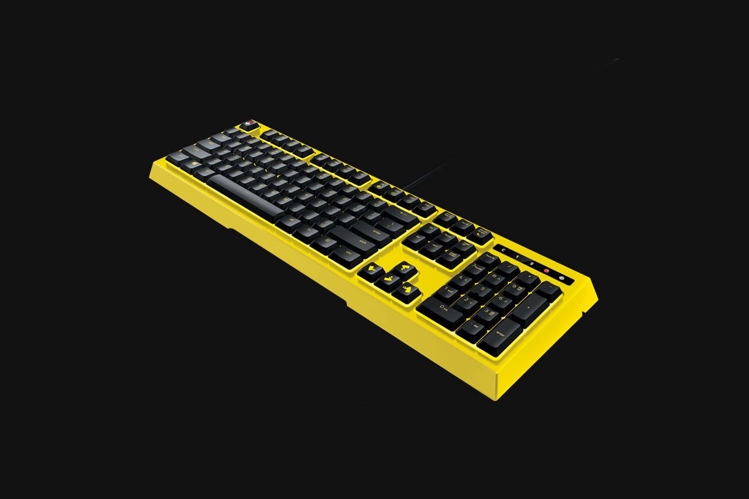 เกมมิ่งคีย์บอร์ด RAZER x Pokémon Pikachu Edition Gaming Keyboard Backlit (Eng Keycap) ของดีน่าสะสม