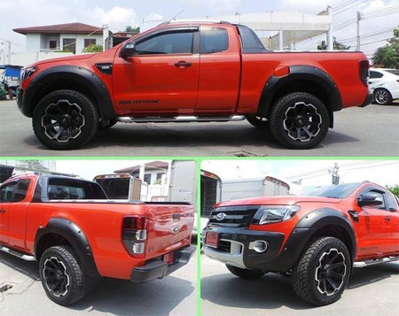 คิ้วล้อ V2 มีน๊อต Ford Ranger 2012