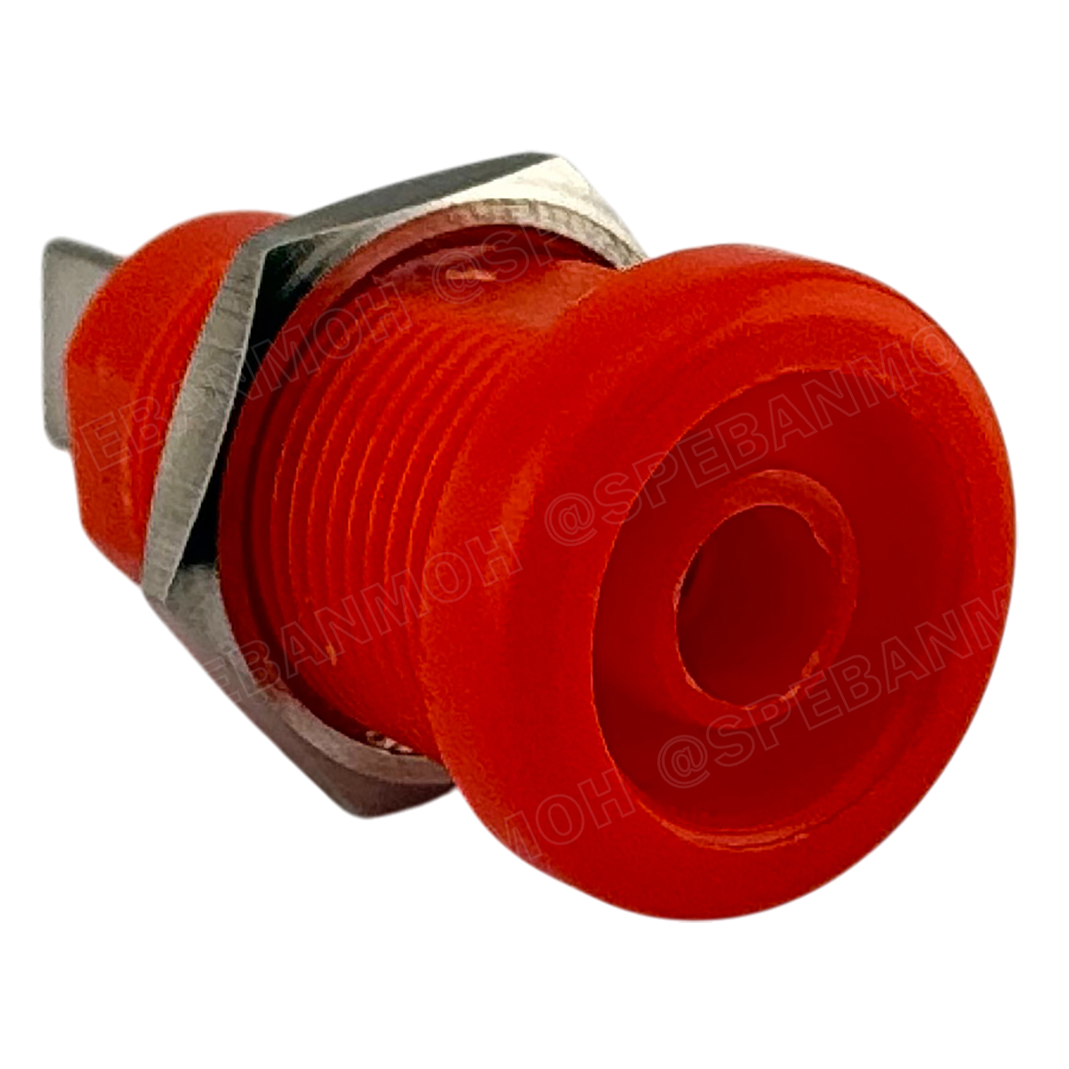 [ 1 ชิ้น ] BDP-000 สีแดง บานานาแจ็ค Banana Jack ปลั๊กกล้วยติดแท่น Biding Post Mounting Type ปลั๊กก้วย ตัวเมีย ติดเเท่น Test Lead Socket ไบดิ้งโพส ปลั๊ก แจ็ค ไบดิ้งโพส ขั้วต่อ 4 mm บานานาปลั๊กตัวเมีย เดี่ยว แบบ ยึดติดแท่น Terminal Binding Post