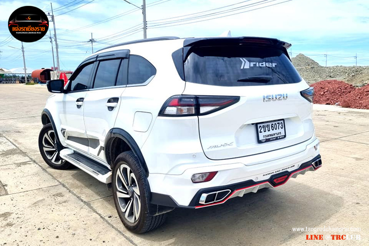 ชุดแต่งสเกิร์ตรอบคัน RIDER M V3 สำหรับ Mu-X 2021