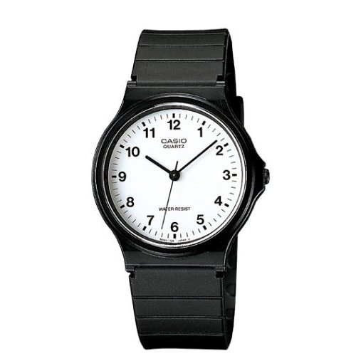 CASIO NORMAL รุ่น MQ-24-7BLDF สีดำ จอขาว สินค้าของเเท้