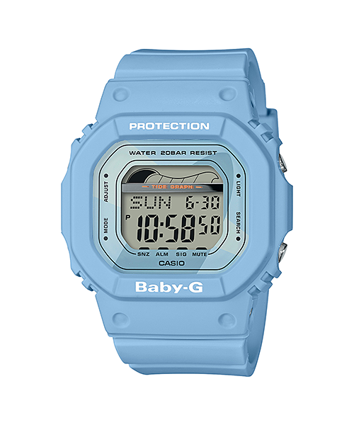 CASIO BABY-G รุ่น BLX-560-2DR สีฟ้า สินค้าของเเท้ รับประกันศูนย์ CMG