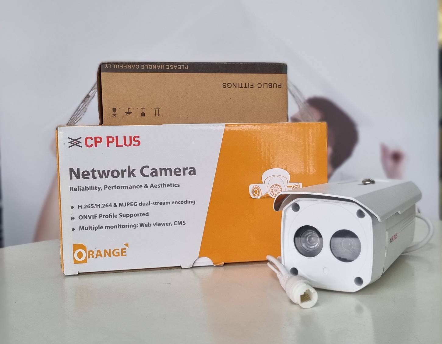 กล้องวงจรปิด CP PLUS 3 MP Full HD 3.6mm Bullet Camera - 50Mtr.