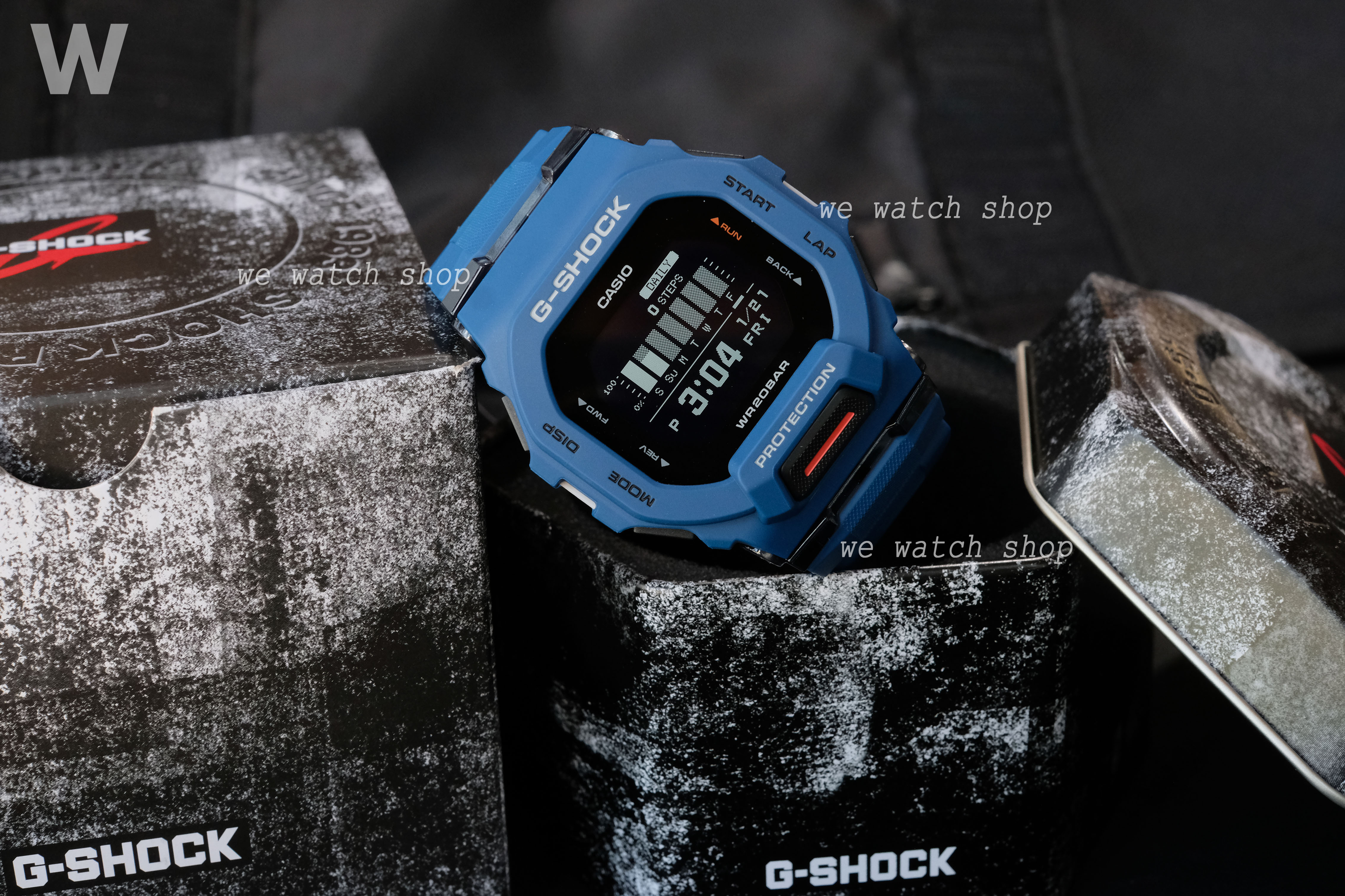 CASIO G-SHOCK รุ่น GBD-200-2DR สีน้ำเงิน สินค้าของเเท้ รับประกันศูนย์ CMG
