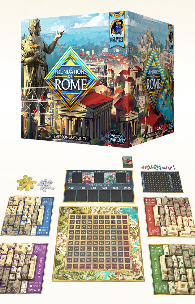 (Pre-Order) Foundation of Rome ALL-in (Kickstarter) บอร์ดเกมของแท้