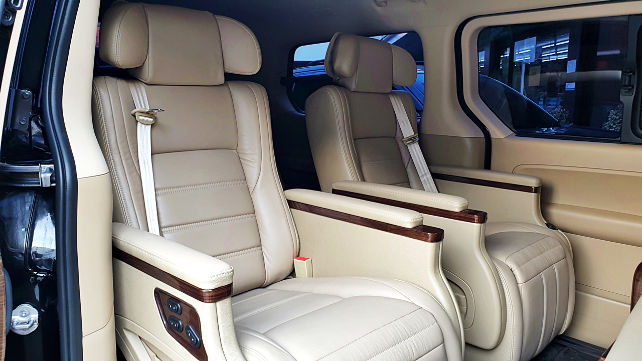 HYUNDAI H-1 ELITE 2019 ลูกค้าเขตกรุงเทพ [เบาะVIP,เบาะท้ายหนัง,เคาเตอร์,พรม]-ฐ2960