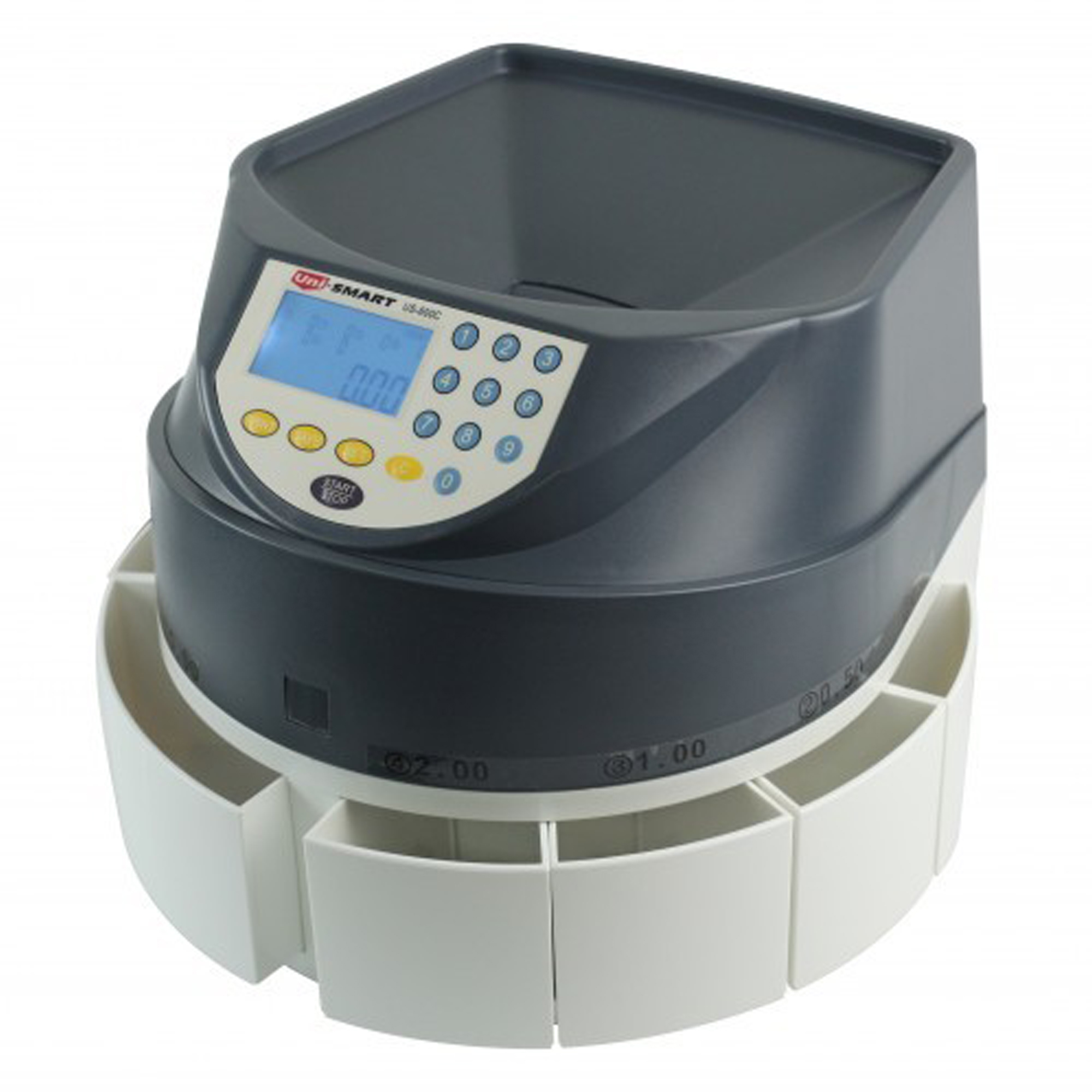Uni-SMART เครื่องนับเหรียญ คัดแยกเหรียญ Coun counter, Coin sorter รุ่น US-600C