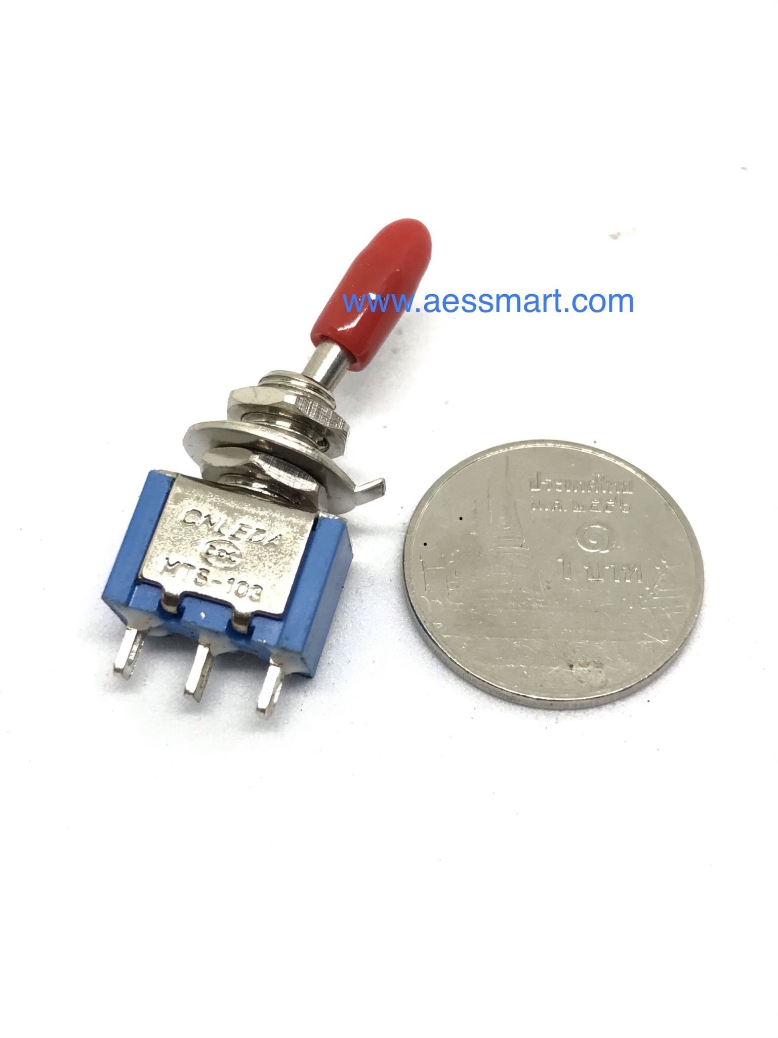 สวิตซ์โยก ON-OFF, 3ขา, 3A/250V