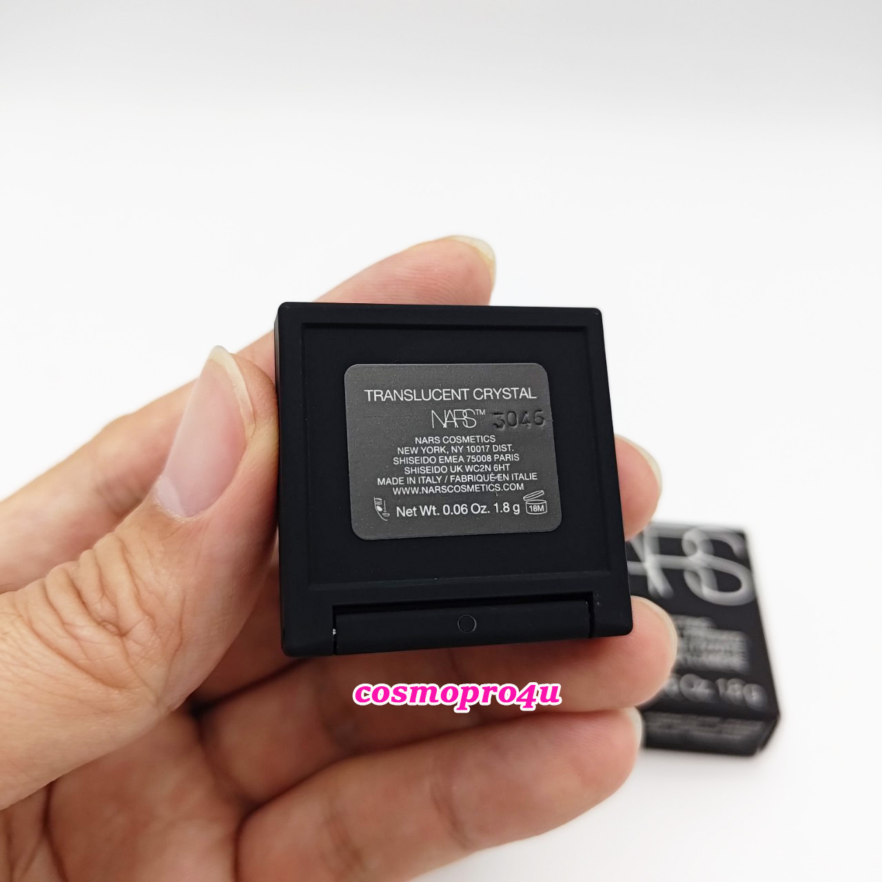 แป้งนางฟ้า NARS Light Reflecting Setting Powder Crystal ขนาดทดลอง 1.8 กรัม ฉลากไทย สีโปร่งใส แป้งฝุ่นแบบอัดแข็ง