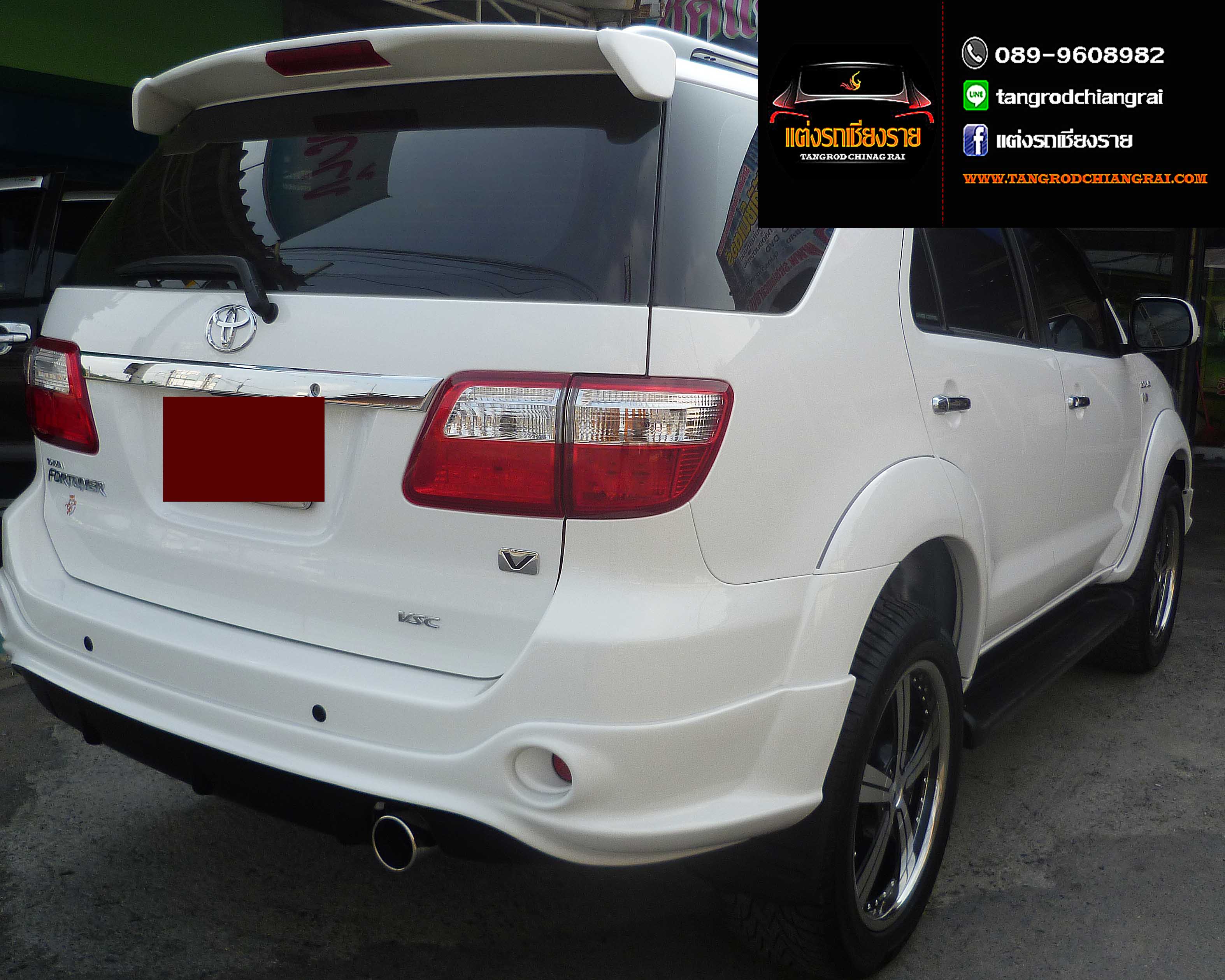 สปอยเลอร์ TRD Sportivo II FORTUNER ปี 2012-2014