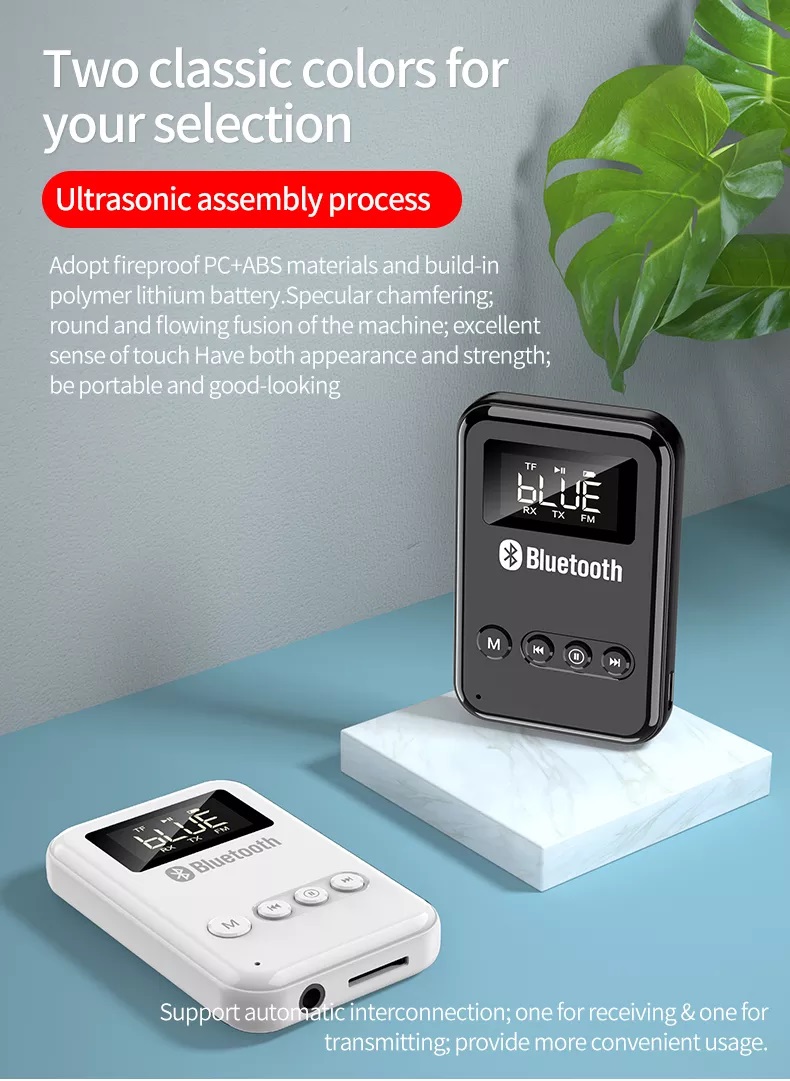 เครื่องเล่น MP3 บูลทูธ MP3 Player Bluetooth LCD Music เมม16GB+ตัวอ่านการ์ด+สาย AUX+สายชาร์จ อุปกรณ์เสริมครบเซ็ต!!