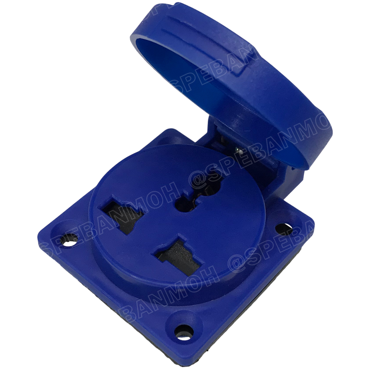 [ 1 ชิ้น ] PP-313 AC Power Plug เต้ารับ AC 3ขา 13A 250VAC 2P+E IP54 กันละออง กันฝุ่น Power Plug 3P INDUSTRIAL PLUG and Sockets เต้ารับ AC ติดแท่น AC SOCKET ซ็อคเก็ตเอซี พาวเวอร์ปลั๊ก 2ขา 3สาย IP 54 10A 13A 200VAC