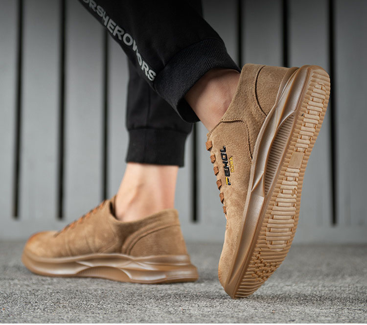 HOT STAR NO.8 รองเท้าเซฟตี้หนังแท้ หัวเหล็ก พื้นเสริมแผ่นเหล็ก พื้นยางกันลื่น