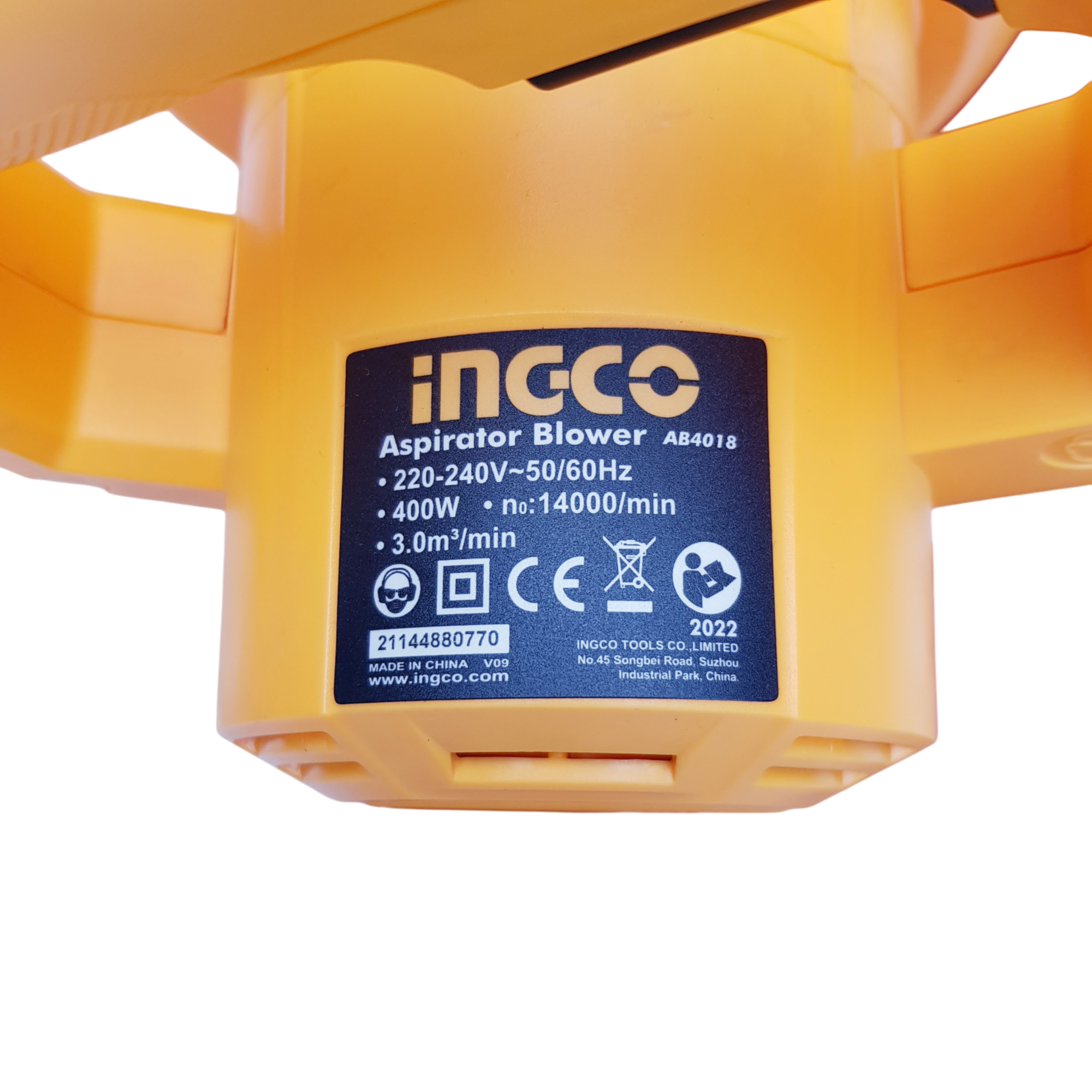 INGCO AB4018 เครื่องเป่าลมไฟฟ้า 400วัตต์ พร้อมถุง