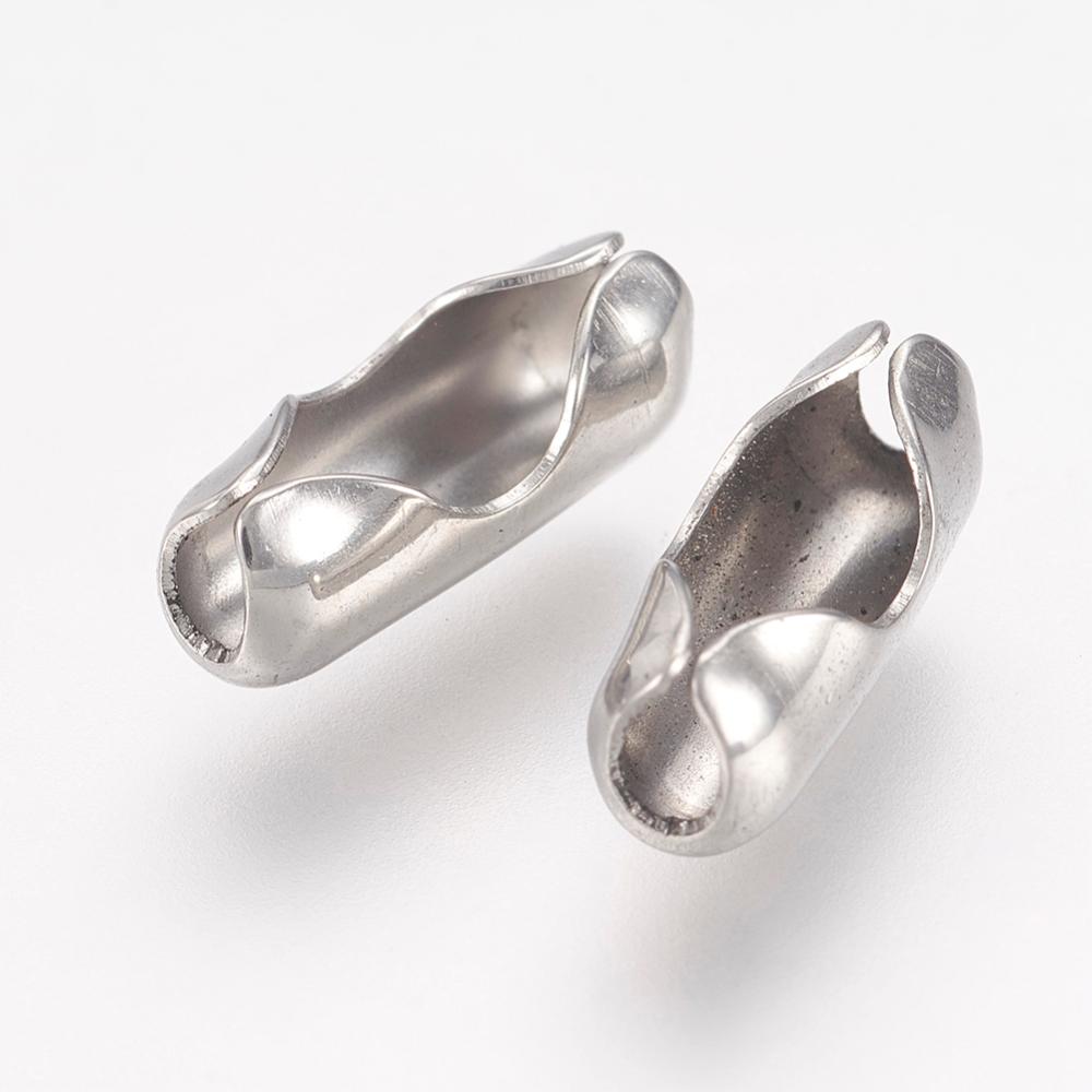 โซ่ไข่ปลาสแตนเลส 304 เม็ดขนาด 3.5 มม. ตัดแบ่งยาว 1 เมตร / ข้อต่อ