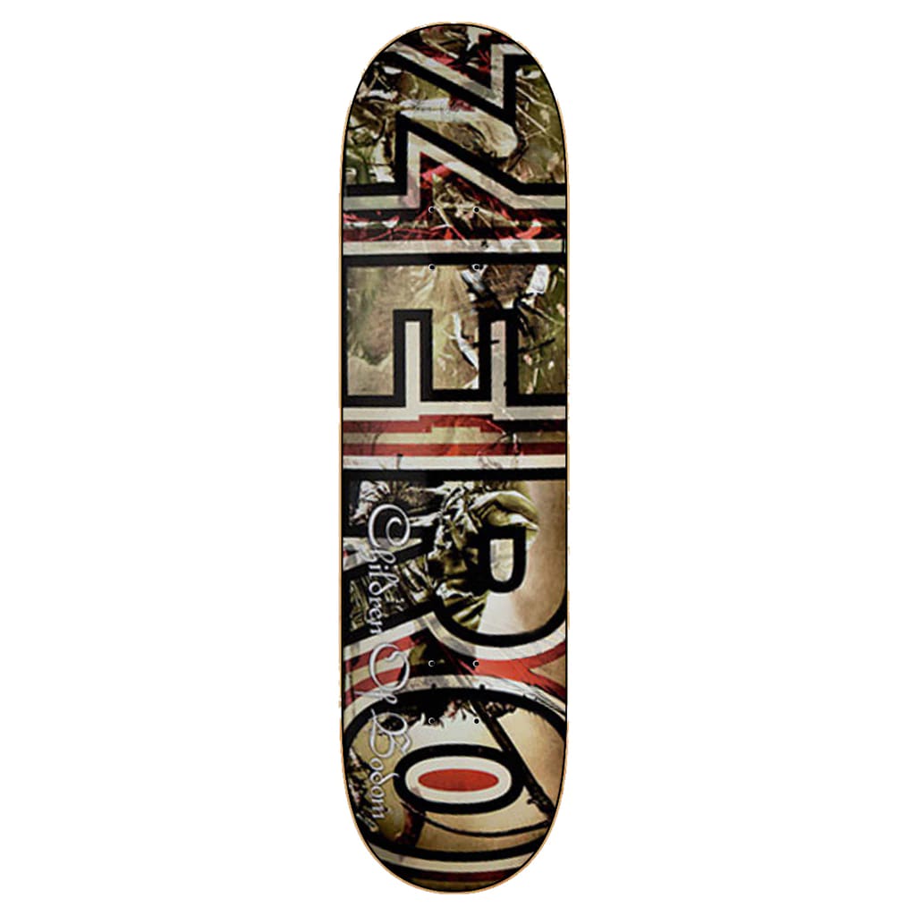 Zero Bodom Bold Skateboard Deck 8.25"
