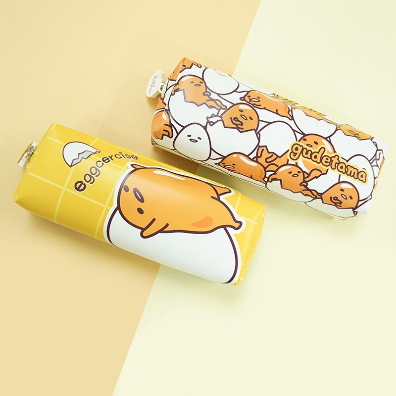 M.T. เป๋าดินสอ กระเป๋าปากกา ทรงลูกเต๋า ลายลิขสิทธิ์แท้ Gudetama ไข่ขี้เกียจ รุ่น GU-1001