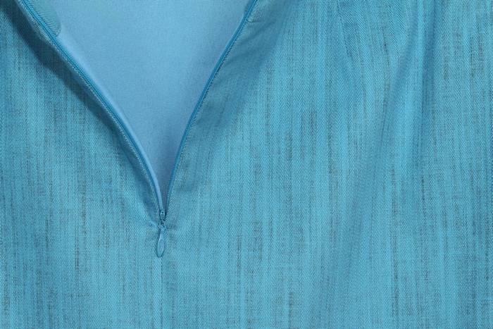 SK-234 กระโปรงแฟชั่น&ทำงาน ทรงสอบ ผ้าญี่ปุ่นผสมสเปนเด็กสีฟ้า