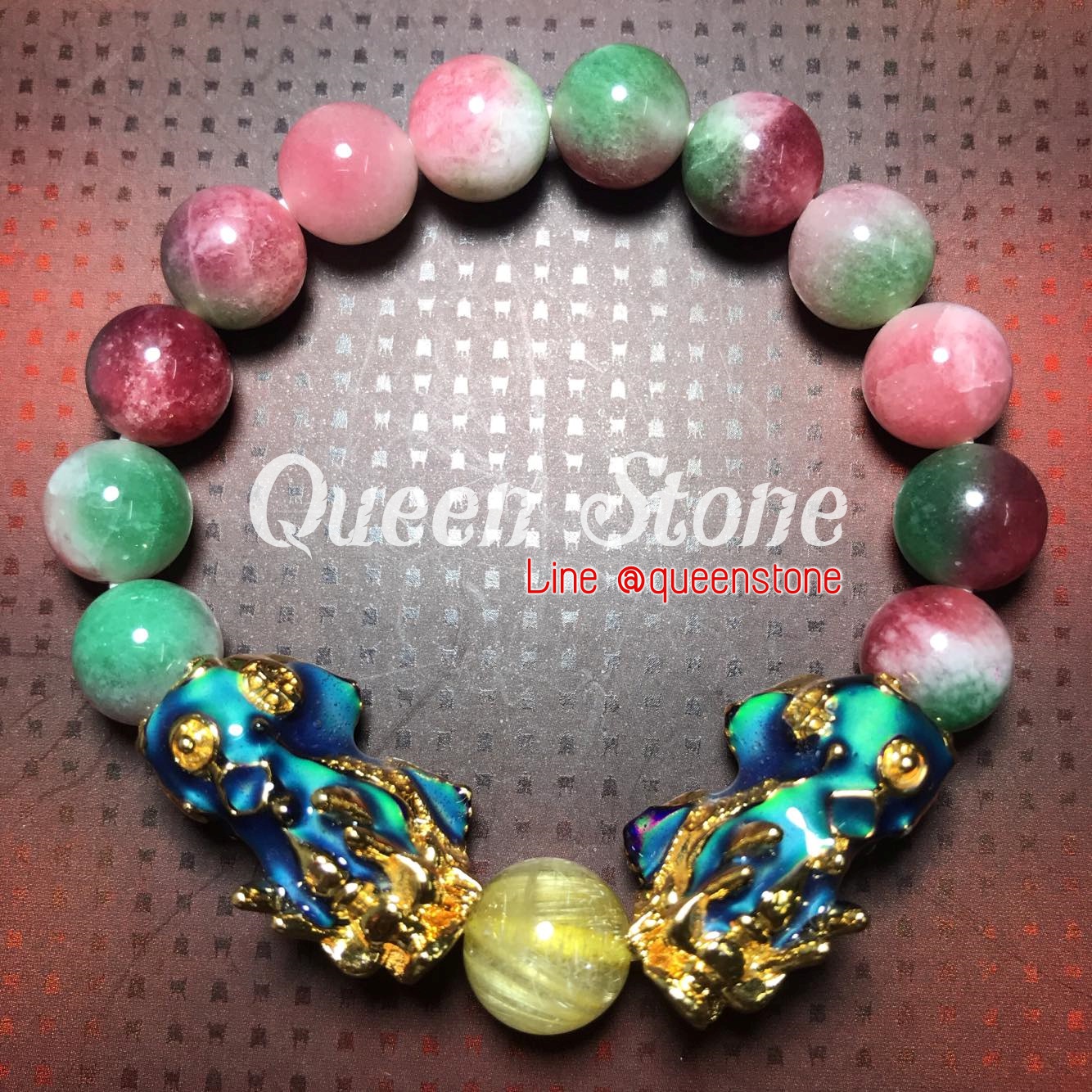 ปี่เซียะ ฮกลกซิ่ว ไหมทอง 10 มิล