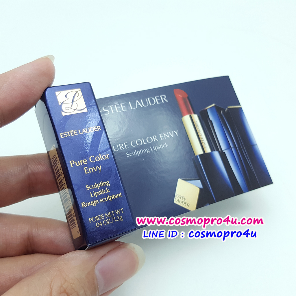 ลิป Estee Pure Color Envy #280 Ambitious Pink Sculpting Lipstick 1.2g ลิปเอสเต้เพียวคัลเลอร์เอ็นวี่ เบอร์280 แอมบิเชียส พิ้งค์