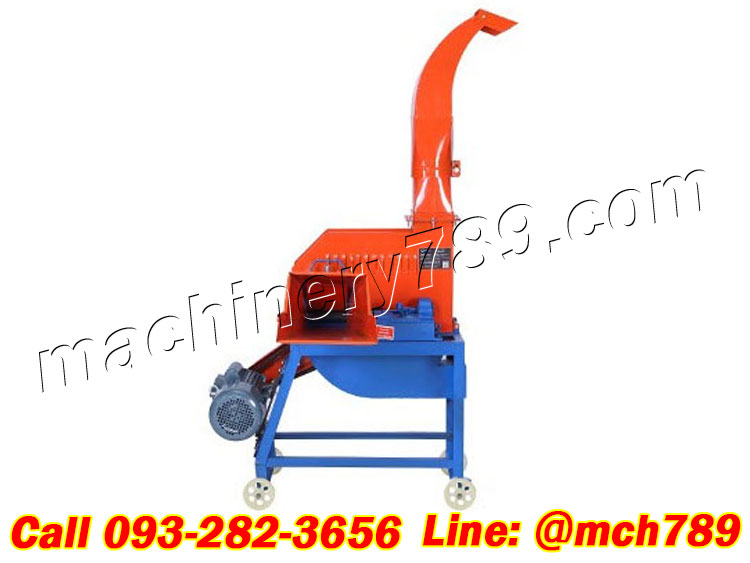 เครื่องสับหญ้าอเนกประสงค์ กำลังผลิต1.5-3.5 ตัน/ชม. เครื่องสับหญ้าเนเปียร์ เครื่องย่อยทางมะพร้าว เครื่องสับย่อยอเนกประสงค์ เครื่องสับต้นข้าวโพด เครื่องสับต้นอ้อย Mini Feed Grain Straw Grinder Mill / Grass Grinding Machine