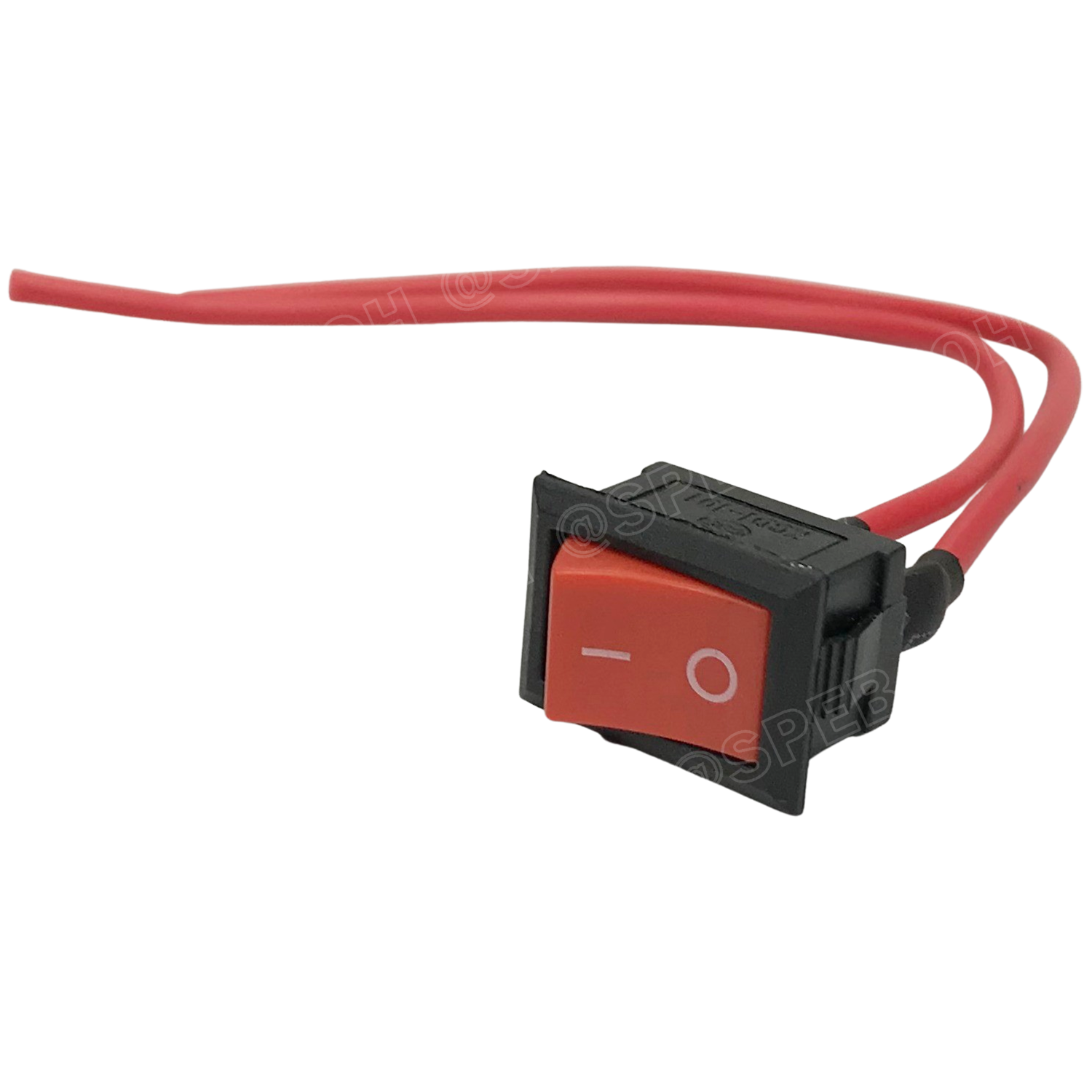 [ 4ชิ้น ] KCD1-101-1-WIRE สีแดง RED 2ขา สวิทช์กระดก เล็ก Rocker Switch 15cm สายยาว15ซม สวิทช์พร้อมสาย 2P สวิทช์กระดก ON-OFF สวิทช์ไฟ Switch สวิทช์เปิดปิด 250V