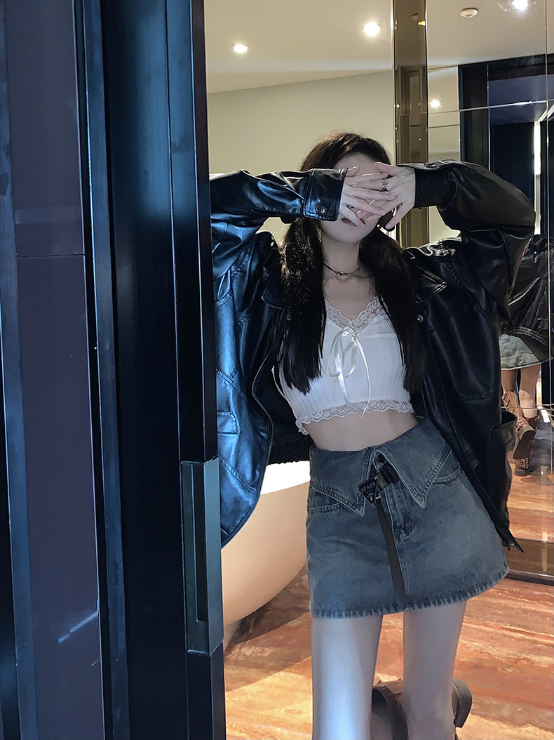 DM Denim skirt กระโปรงยีนส์สั้น แบบใหม่