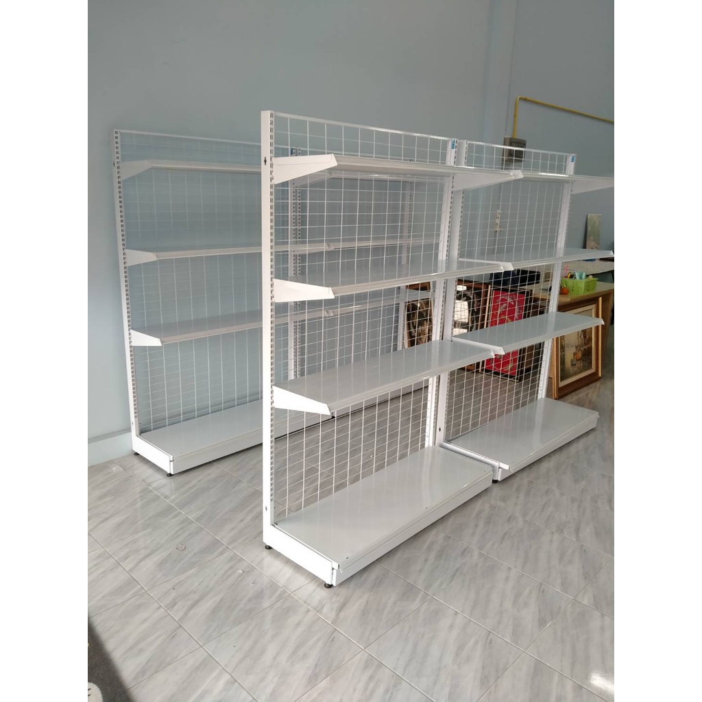 ชั้นวางสินค้า 1 ด้าน 40x90x180cm. ชั้นเรียงสินค้า ชั้นมินิมาร์ท ชั้นวางของ ชั้นวางร้านขายของ ชั้นเหล็ก 🚛พร้อมส่ง 🚛