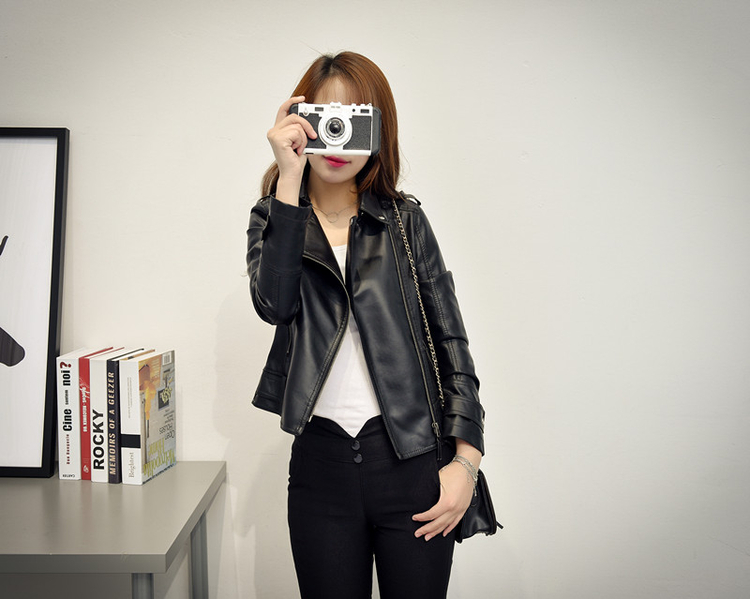 แจ็คเก็ตหนัง Offbeat Biker Jacket