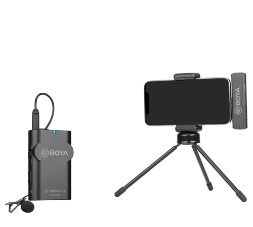 BOYA BY-WM4 PRO-K3 2.4GHz Wireless Microphone System For ios devices รับประกันสินค้า 2 ปี