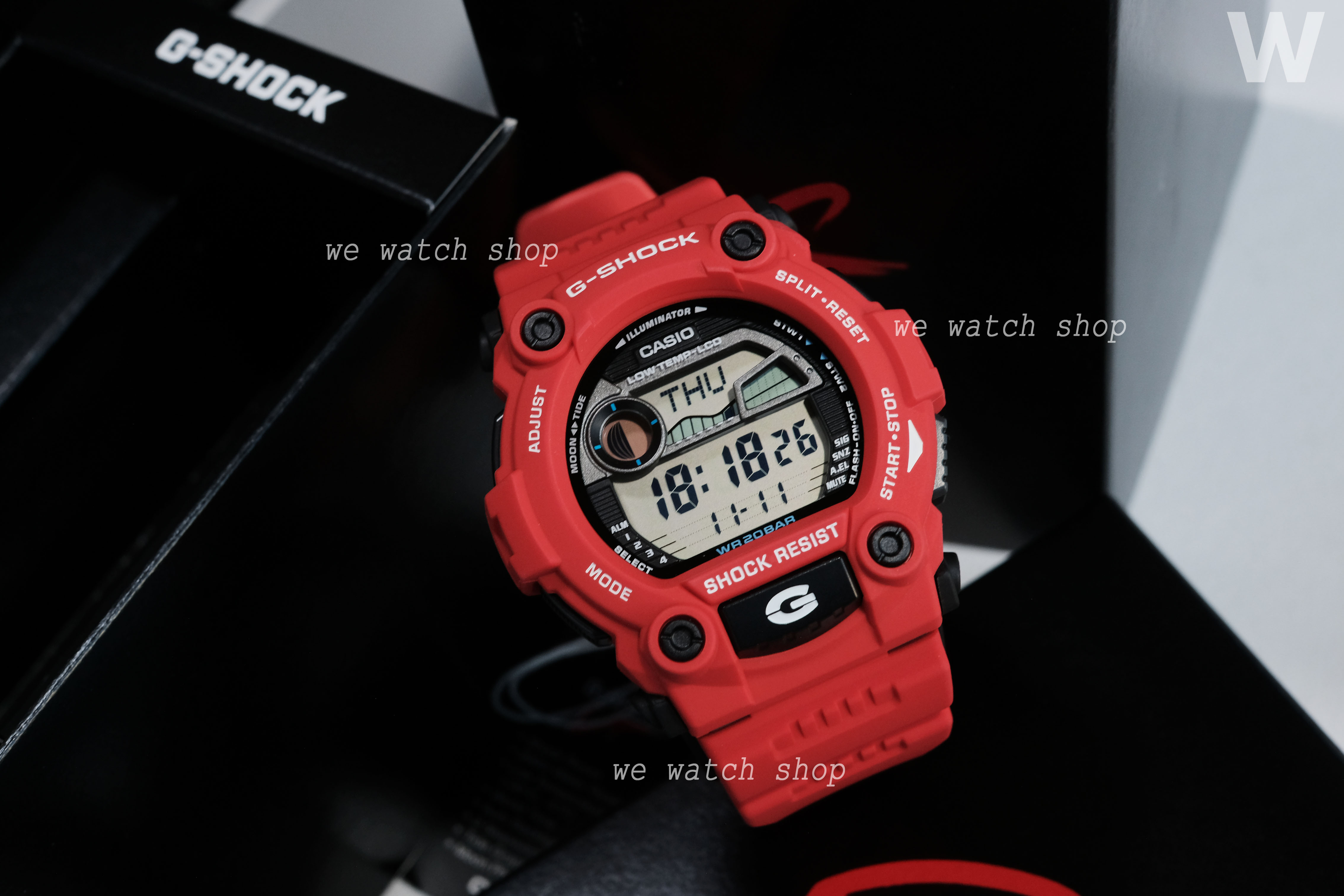 CASIO G-SHOCK รุ่น G-7900A-4DR สีเเดง สินค้าของเเท้ รับประกันศูนย์ CMG