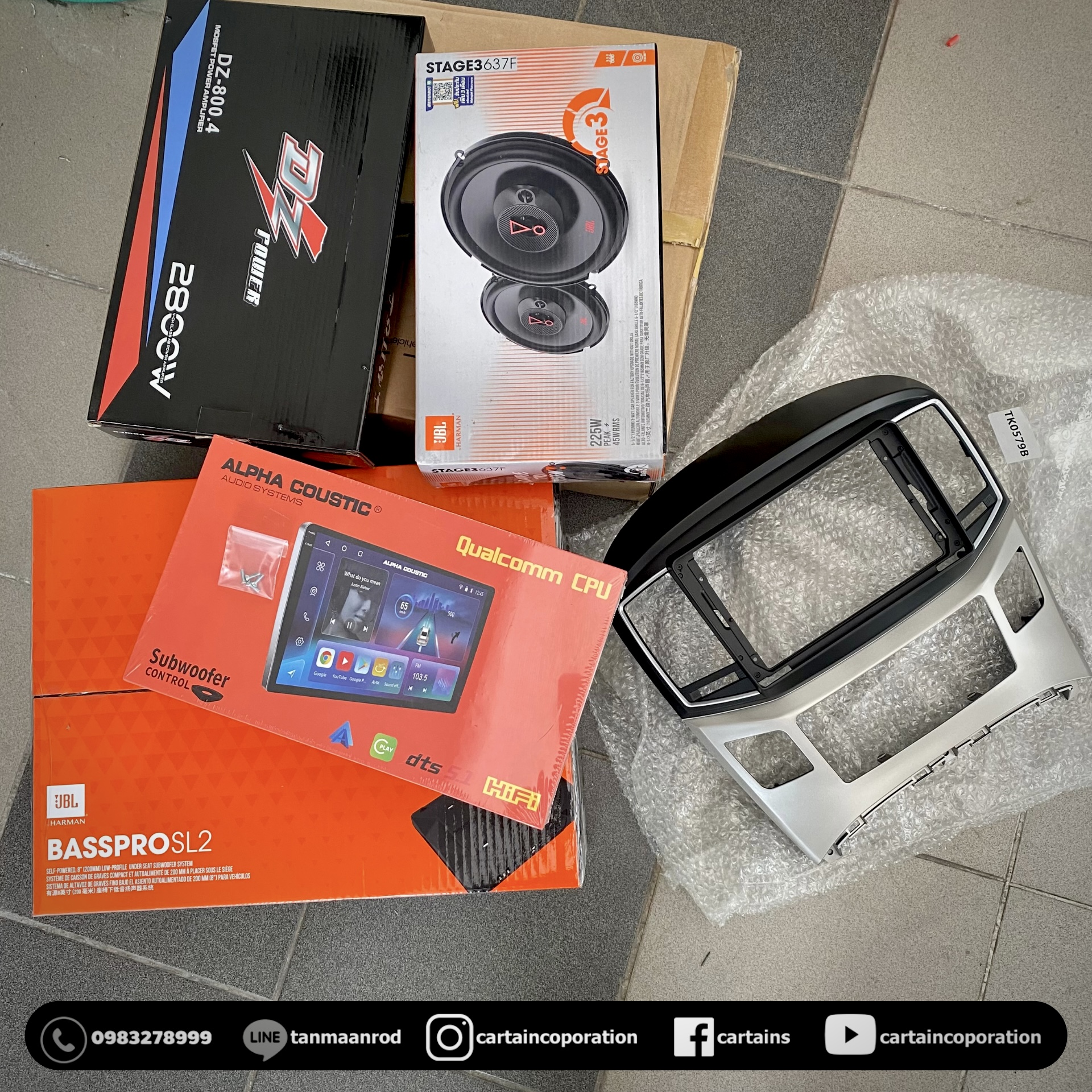 แปลงคอนโซลเดิมใส่ปรีแอมป์ เครื่องเสียง แอม์ ซับบ็อกซ์ ลำโพง ร้องคาราโอเกะ