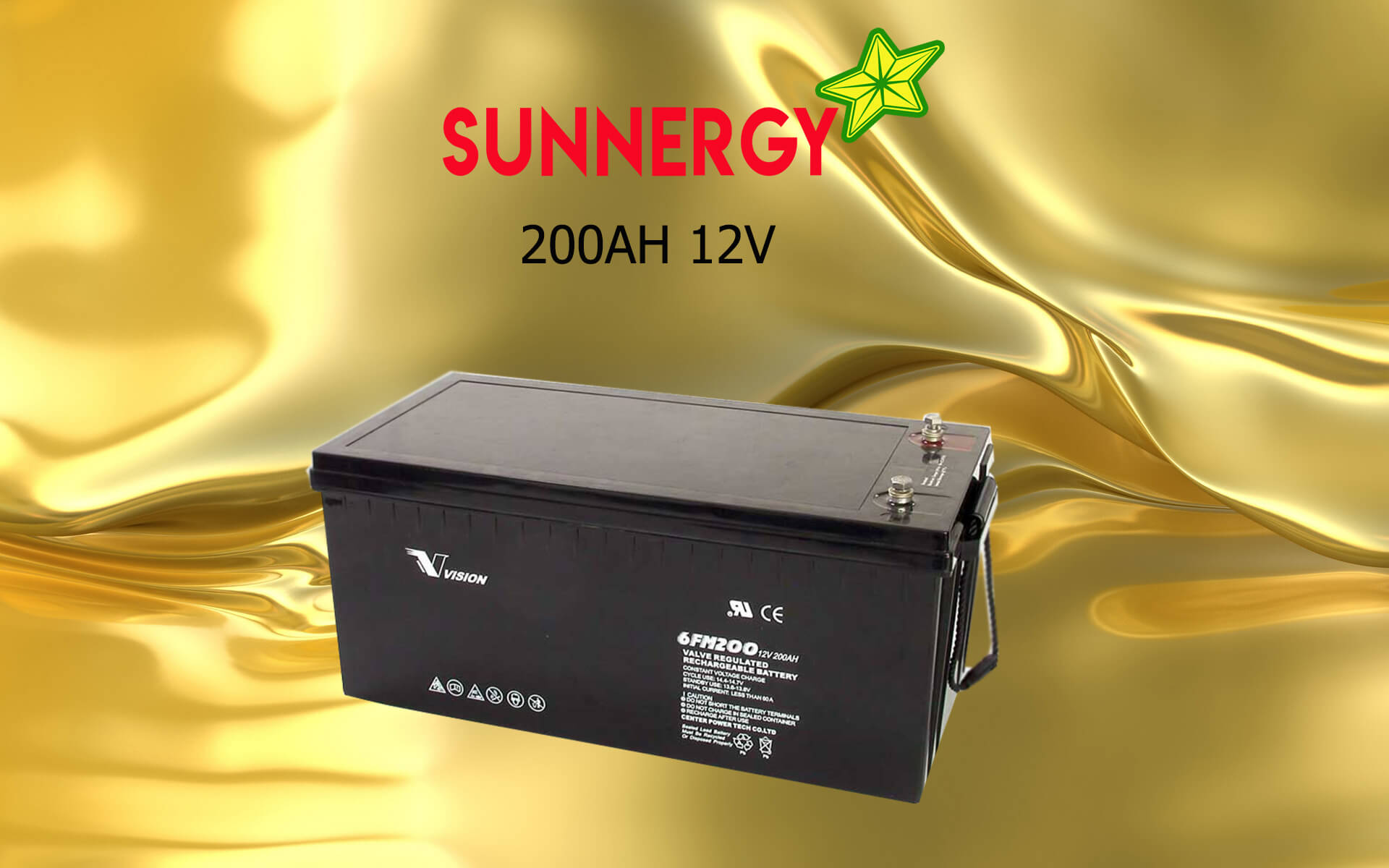 แบตเตอรี่ขนาด 200Ah 12V ชนิด Deep Cycle - AGM ** หมายเหตุ สินค้าที่มีน้ำหนักมากกว่า 50 กิโลกรัม หรือ ปริมาตรมากกว่า 250,000 ลูกบากศ์เซนติเมตร ผู้รับต้องมารับสินค้าเองที่ DC ปลายทาง **