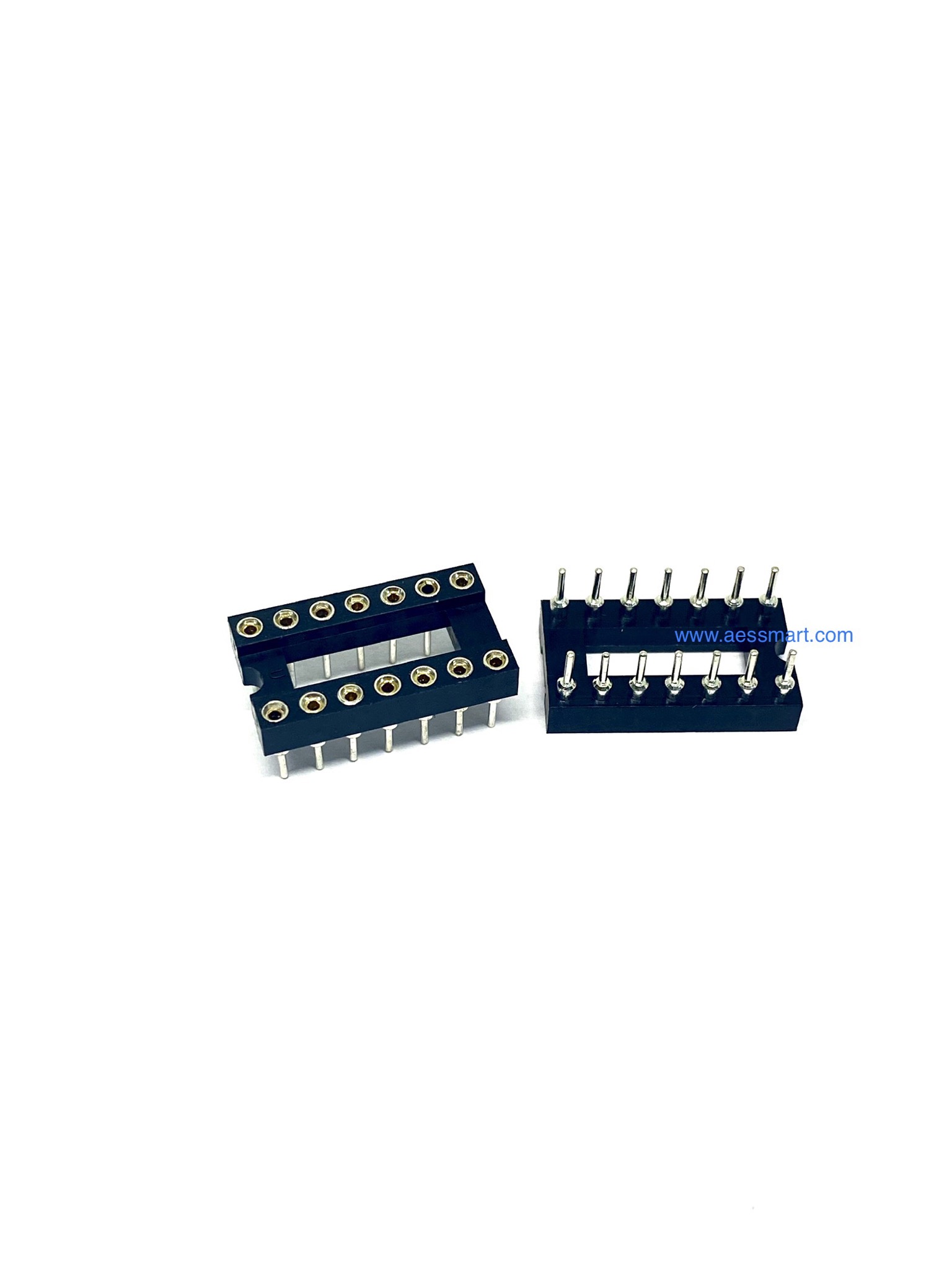 ISM14T103 : 14 pins IC Socket,turnned