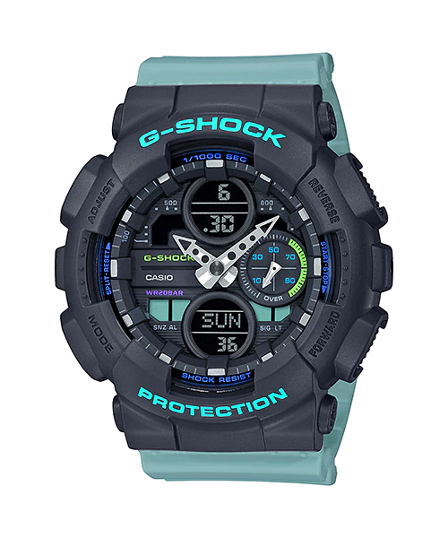 CASIO G-SHOCK Mini รุ่น GMA-S140-2ADR สีดำ สายฟ้า สินค้าใหม่ ของแท้ รับประกันศูนย์ CMG