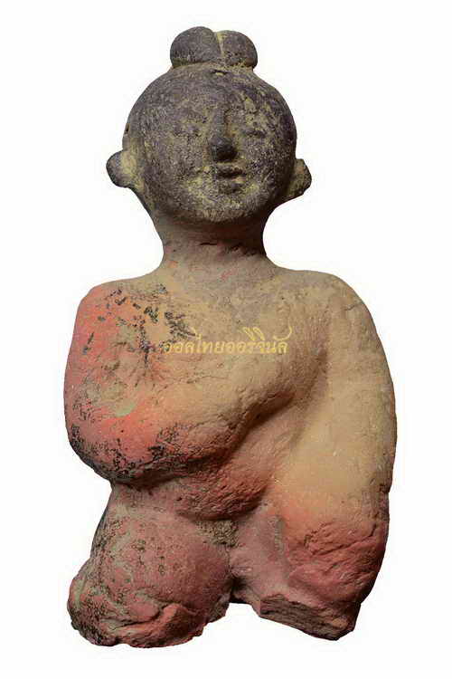 ตุ๊กตาเด็กนั่ง สมัยอยุธยา เนื้อดิน อยุธยา 63040305